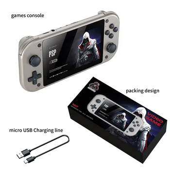 M17 Handheld Video Game Console 64G 128G Open Source Linux System 4.3inch Screen Portable Pocket Video Player Retro Gaming Conso 2