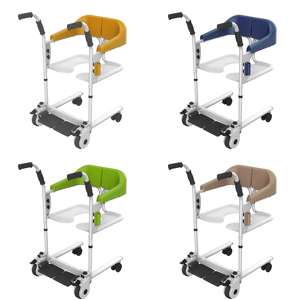 

Wholesale Medical Portable Manual Hydraulic Toilet Wheelchair Handling Elderly Patients Nursing Transfer Elevator Toilet Chair