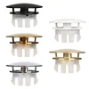 Copper Sink Overflow Cover Trim Ring Hole Cap Wash Basin Round Double Layer Overflow Plug TubDrain Stopper Kitchen Bathroom 2
