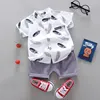 Fashion Baby Boy's Suit Summer Casual Clothes Set Top Shorts 2PCS Baby Clothing Set for Boys Infant Suits Kids Clothes 3