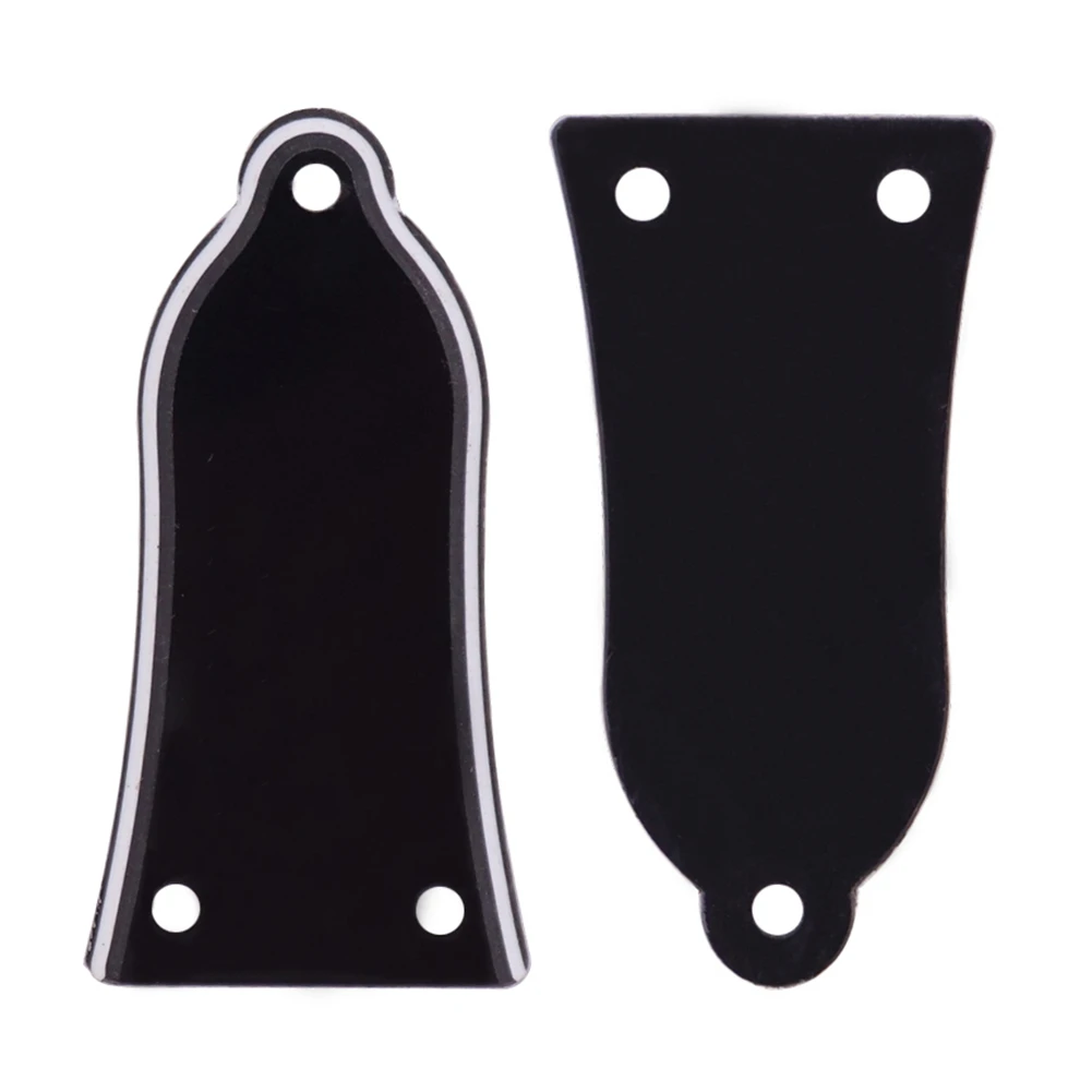 

3 Holes Truss Rod Cover Plate 3Ply Guitar Bell Truss Rod Cover PVC 2.5mm Thickness Electric Guitars Replacement Accessories