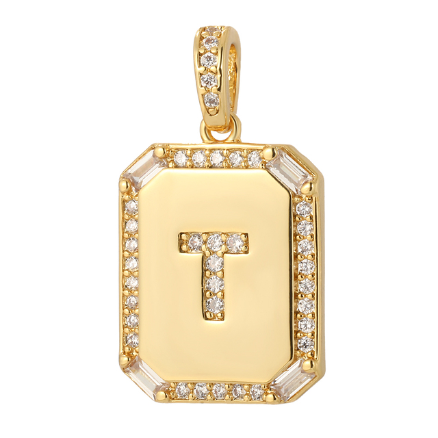 26 Letter Alphabet Charms for Necklace Keychain Diy Accessories Gold Name Charms for Jewelry Making Supplies initial pendant