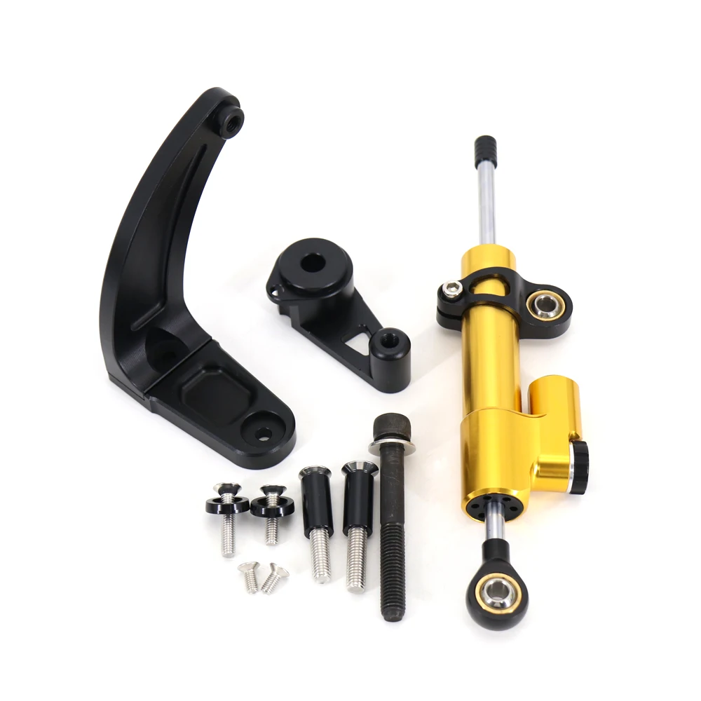 듀얼트론 울트라 2 및 리미티드용 전동 스쿠터 스티어링 스태빌라이저, 탄소 섬유 댐퍼 장착 브래킷 키트-Freehip.co.kr