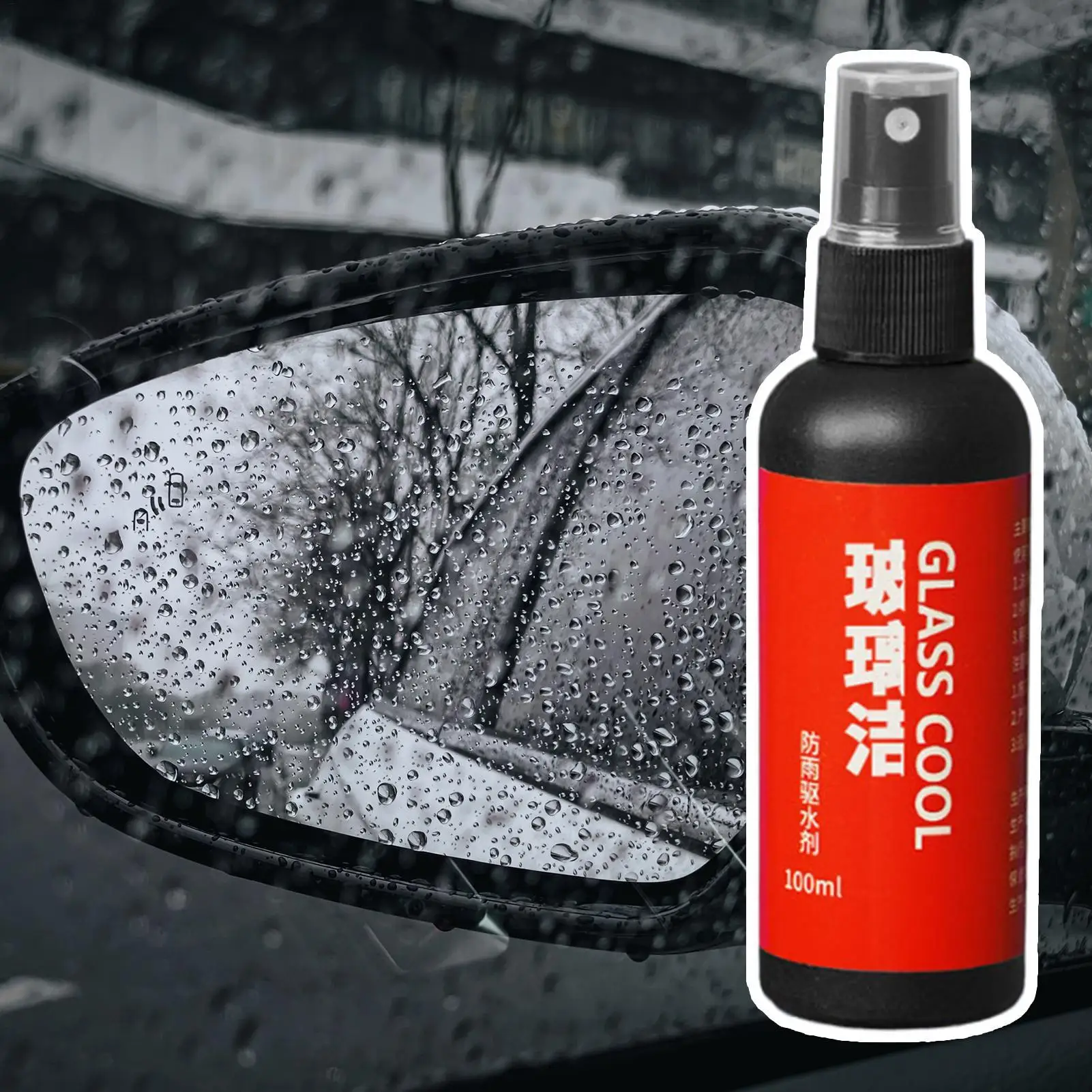 Car Window Anti Rain Rainproof Spray Windshield Cleaner Anti Fog Agent Windshield Coating Truck Mirror Windscreen Maintenance