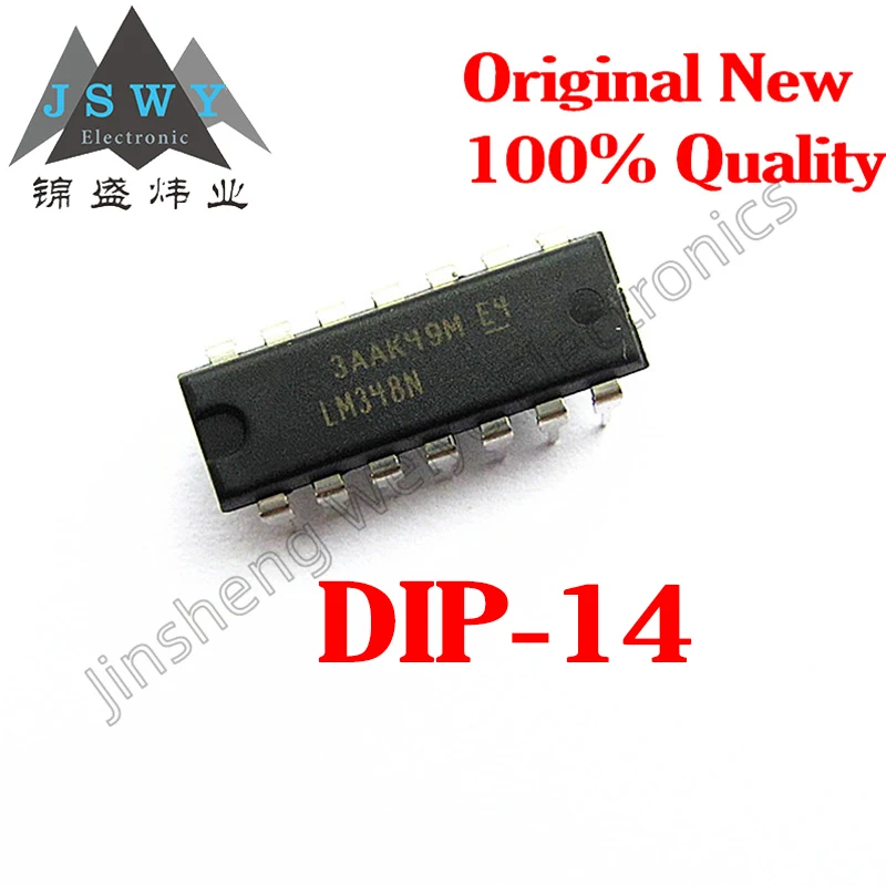 

Hot IC 2023+ LM348N LM348 Quad Operational Amplifier 100% Brand New Original DIP-14 5~10PCS Free Shipping