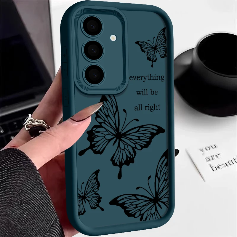 Butterfly Shockproof Soft Silicone Phone Case Cover
