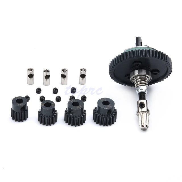 Clutch Assembly w/ 54T Spur, Hub & 15/17/19T Pinions for Traxxas 1/10 Slash  4X4 for R/C or RC - Team Integy