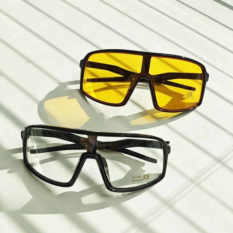 Outdoor Sport Kinder Schutz Sonnenbrille Winddicht Übergroßen Rahmen Skifahren Radfahren Gläser Sand Prävention Jungen Mädchen Brillen – Detail 8