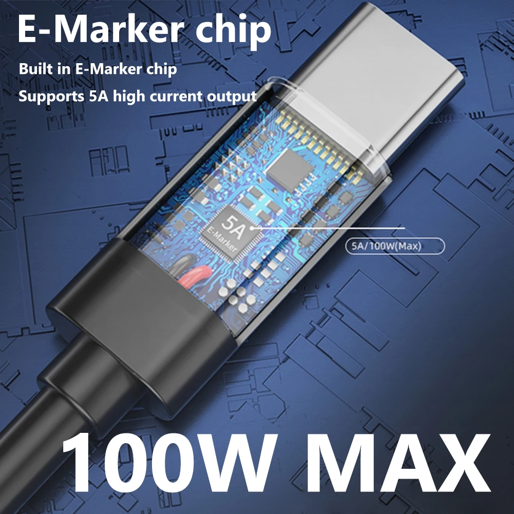 USB C PD Power Supply Cable with 5.5x2.5mm DC Charging Adapter, 100W