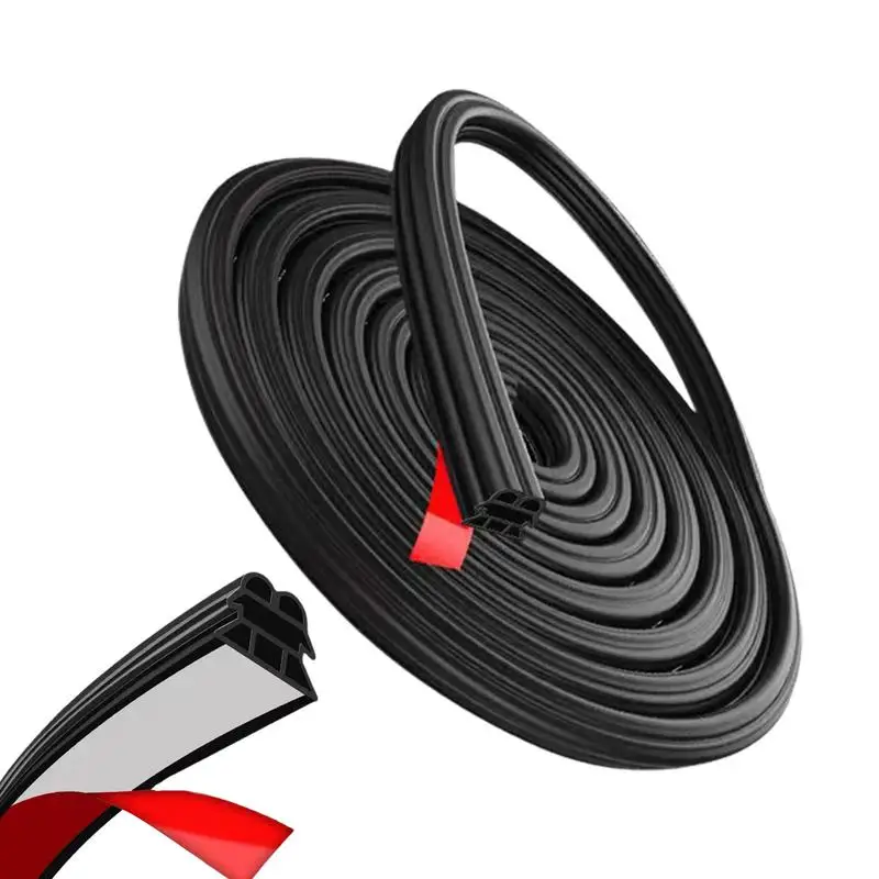 

Car Door Rubber Seal Strip Soundproofing Auto Rubber Weather Draft Seal Strip Universal Car Interior Accessories Fits Most Types