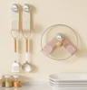 Suction Cup Rotating Pot Lid Rack Chopping Board Cutting Board Hooks Kitchen Multifunctional Nail-free  Wall Mounted Shelves 1