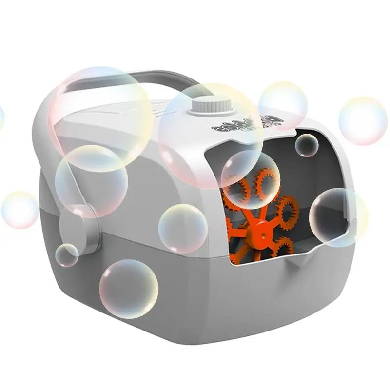 

Auto Bubble Machine For Toddlers Portable Bubble Blower For Toddlers Outdoor Automatic Bubble Maker Toys 3000 Bubbles Per Minute