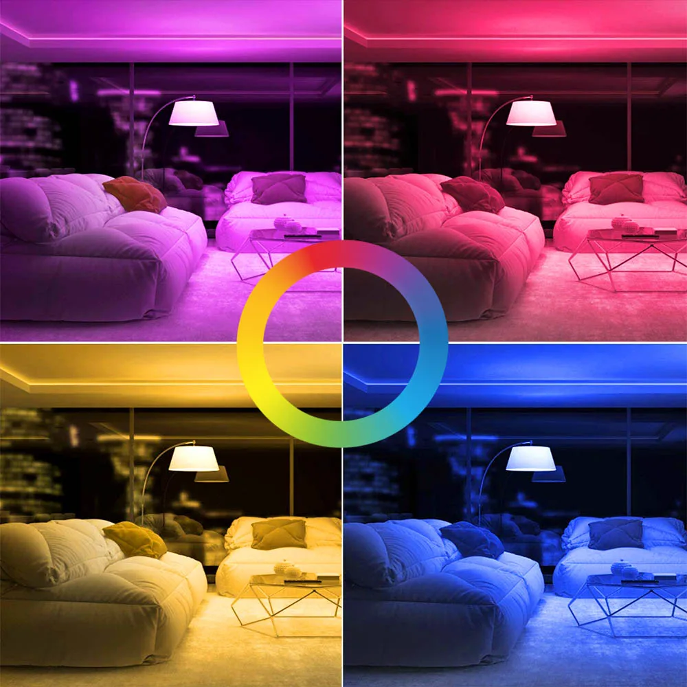 Светодиодная лампа Miboxer 2,4G MR16 GU10 E14 E27, светодиодная лампа 4 Вт, 5 Вт, 6 Вт, 9 Вт, 12 Вт, CCT RGB + CCT, беспроводная Светодиодная лампа с Wi-Fi и дистанционным управлением, Milight (art.: 7aa2f288d) - 7aa2f288d