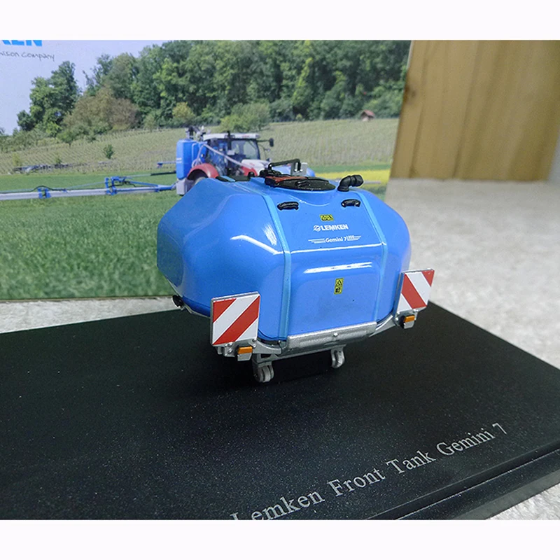 

Литый под давлением сплав 1:32 Lemken передний бак Gemini 7 аксессуары для тракторов модель голубого бака для взрослых Классическая коллекция сувенирный подарок