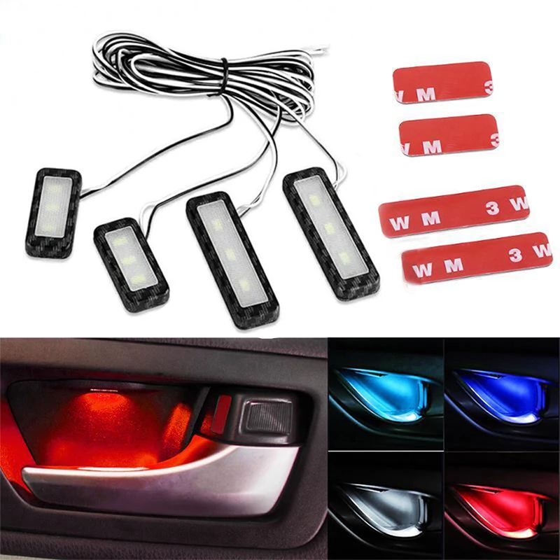 CarInteriorDecorationLightLEDCarDoorBowlLightsAutoAtmosphere