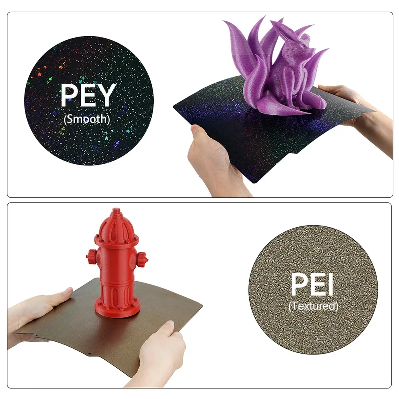 Enhanced Double-Sided Textured Magnetic Build Plate