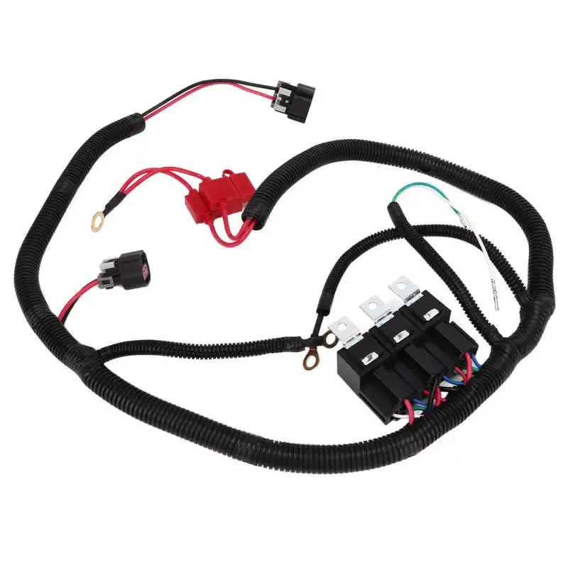 Cooling Fan Harness Electric Fan Wiring Harness Heat Resistant ECU