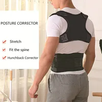 Invisible Back Posture Corrector Trainer Adjustable Shoulder Brace Straight Holder Clavicle Support for Men Women Adult Children 2