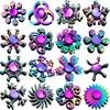 28 styles Fidget Decompression Toy Spinner Finger Spinner Metal Rainbow Color Alloy Metal Anti-Anxiety Toy For Kids Adults Gifts 1