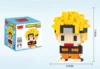 One Piece Mini Buliding Blocks NARUTA Figures Luffy Zoro Anime Action Figures Heads Series Educational Kids Toys Birthday Gifts 5
