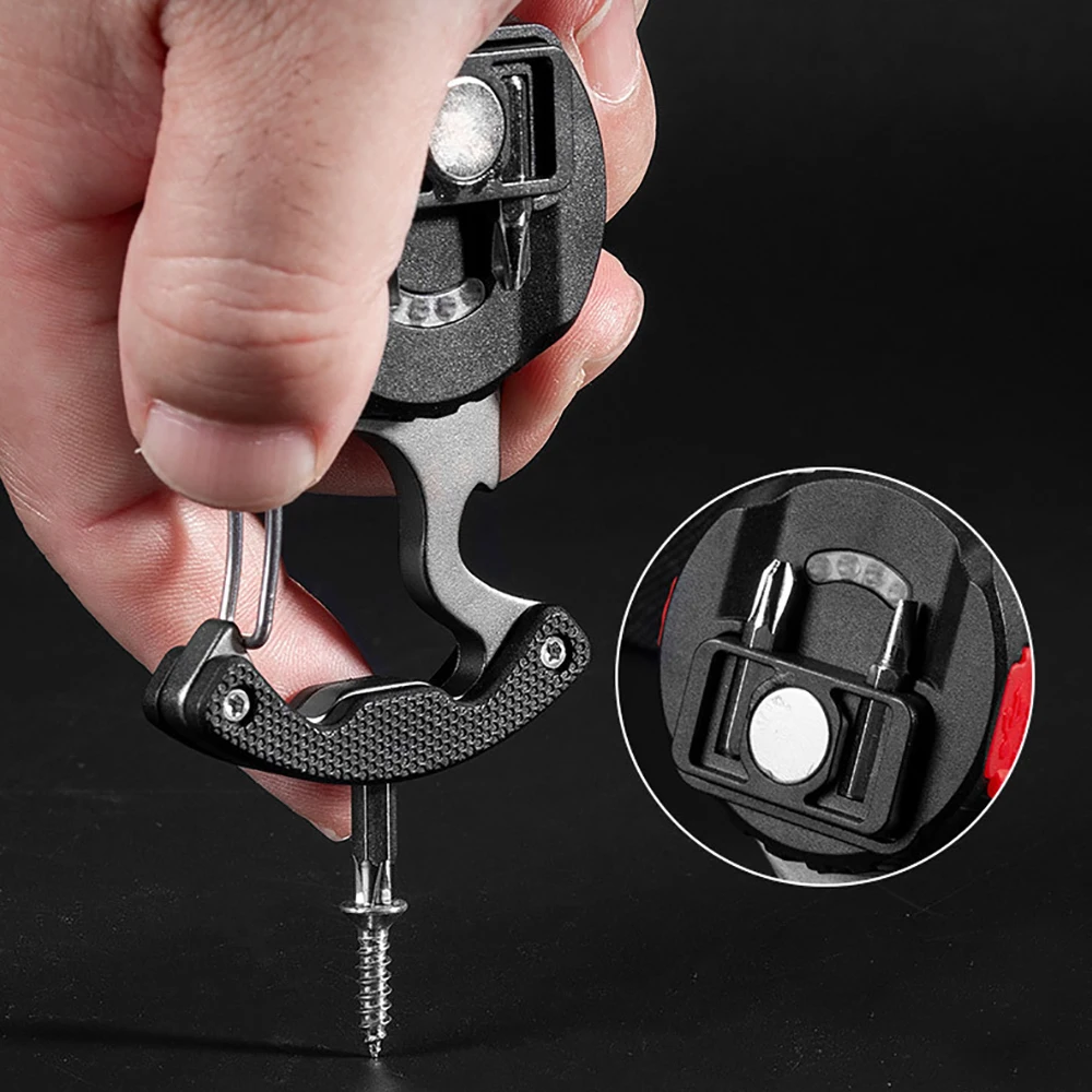 Work Light 1PC Portable COB Keychain Flashlight LED Mini Work Lights Floodlight Type C Rechargeable Bottle Opener Outdoor Camping Light