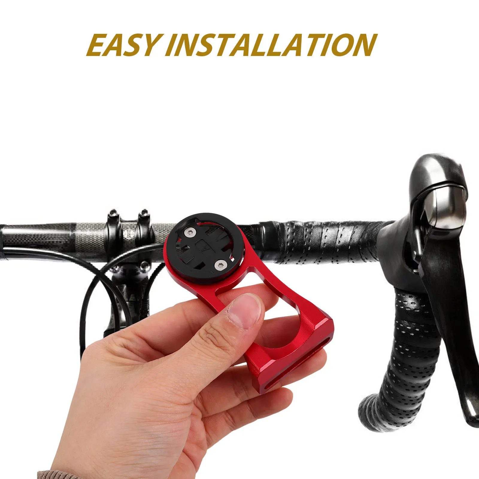 1 세트 자전거 핸들바 확장 브래킷 알루미늄 합금 다기능 자전거 컴퓨터 마운트 스포츠 카메라 홀더 안정적인 전면 거치대