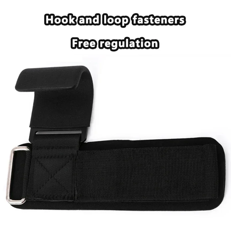 Weight Lifting Hook Grips Wrist Wraps Gym Hand-Bar Wrist Strap Fitness Hook Weight Strap Pull-Ups Power Lift Gloves 2/1PC weightlifting straps