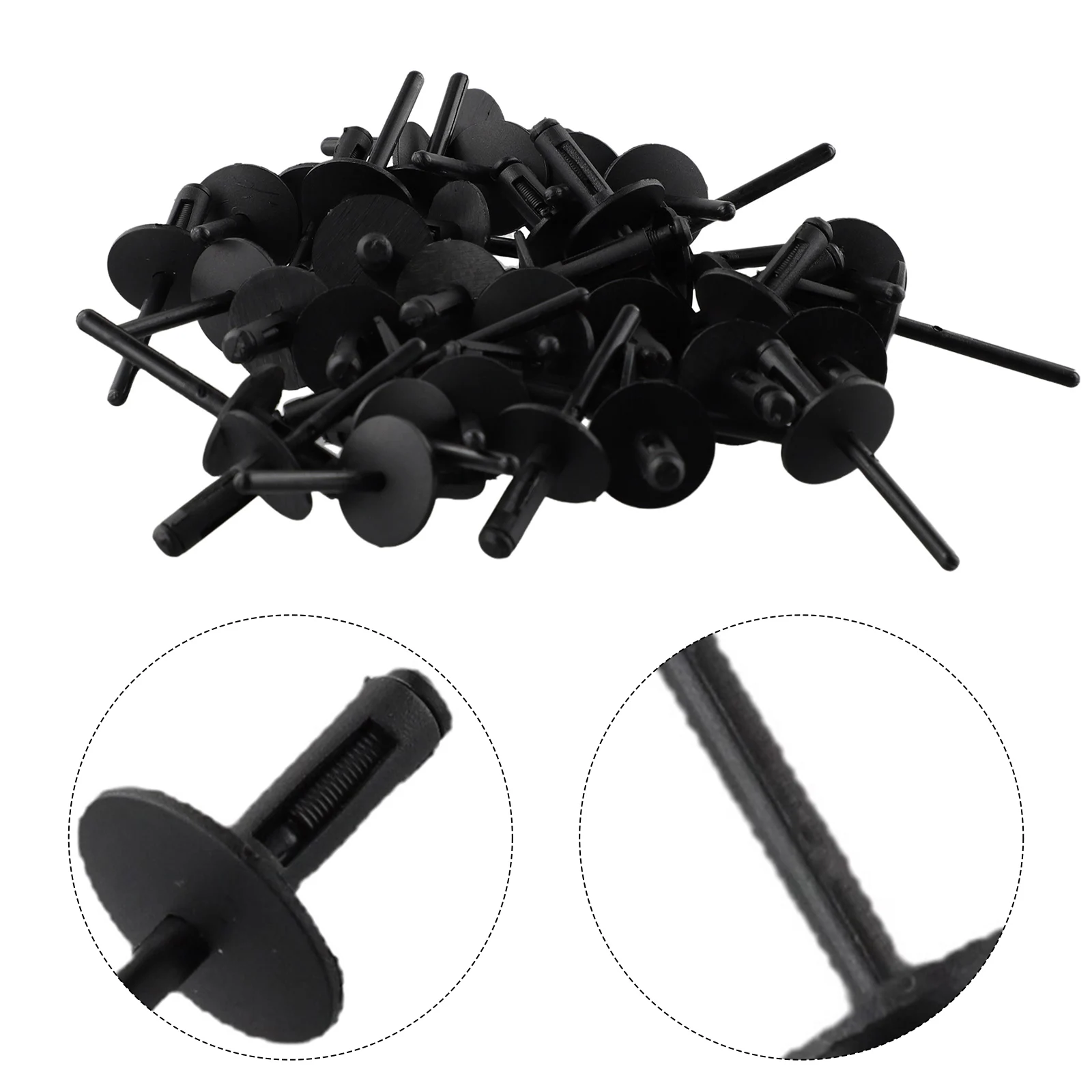 Kit De 50 Rivets Aveugles En Plastique 6mm - Compatibles BMW X3, Série 3, Mini Countryman, Etc. (Réf. 51717002953)