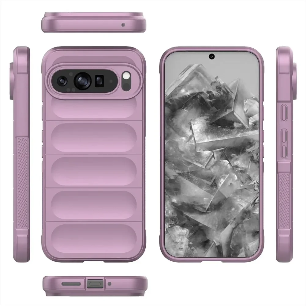 Vibrant Silicone Matte Shockproof Case - Skin Feel Airbag Protection Cover
