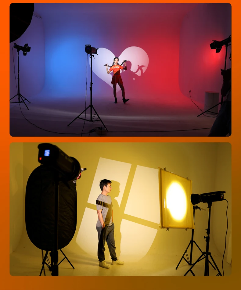 40CMx50CM Color Gel Filter Paper For Photography Studio LED Light Conical Snoot