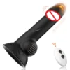 Prostata-Massagegerät, Vibrator, Buttplug, Analdildo, männliches Sexspielzeug für Männer mit 10 Vibrationen, stoßendes Erwachsenenspielzeug für Frauen, Paare, schwul