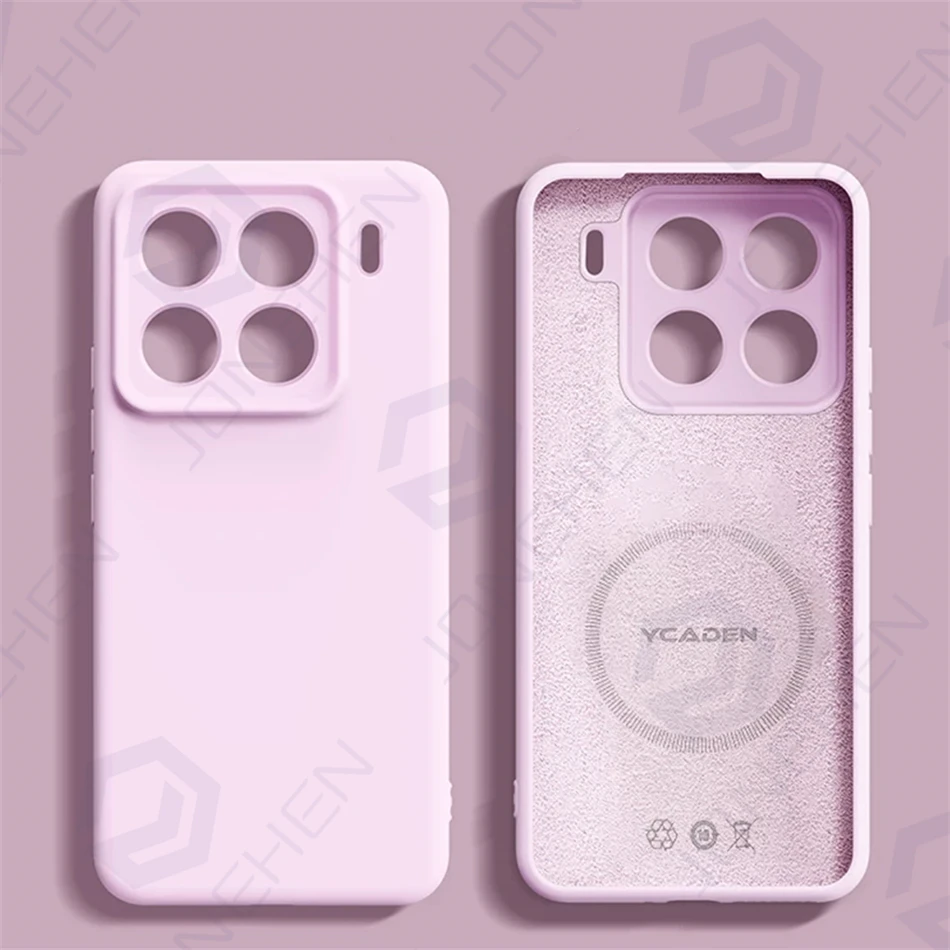 Sleek Candy Liquid Silicone Magnetic Phone Case with Magsafe Wireless Charging Compatibility