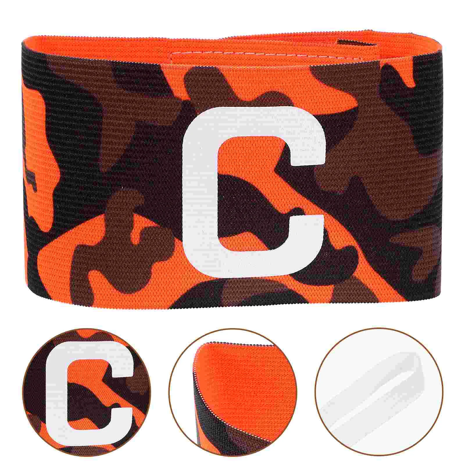 Soccer Ball Sports Armbands Captain Mark Team Leaders Sign Adjustable Outdoor Wear-resistant Football soccer match captain armbands wear resistant basketball sports football drainage team colored mark leader leaders