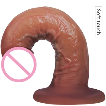 Realistic Dildo Big Penis Soft Outside and Hard Inside Real Man Dildo for Woman Penis Realista Adult Sexy Toys for Couples 4