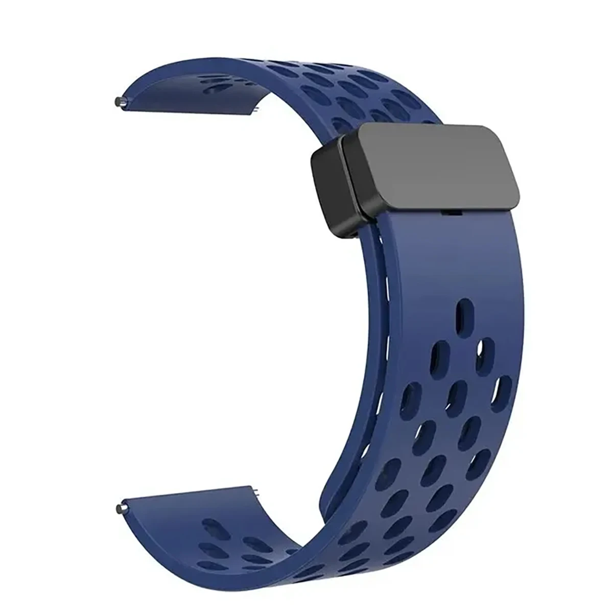 Magnetic Silicone Strap - Soft & Breathable, Available in 20mm/22mm Sizes