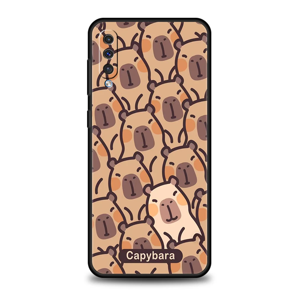 Cartoon Capybara Silicone Phone Case - Fun and Protective Cover