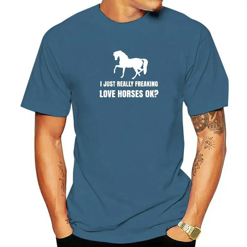 

Забавная Милая рубашка с лошадью, подарок для мужчин и женщин, женская футболка с милым принтом, хлопковая Молодежная Футболка с принтом