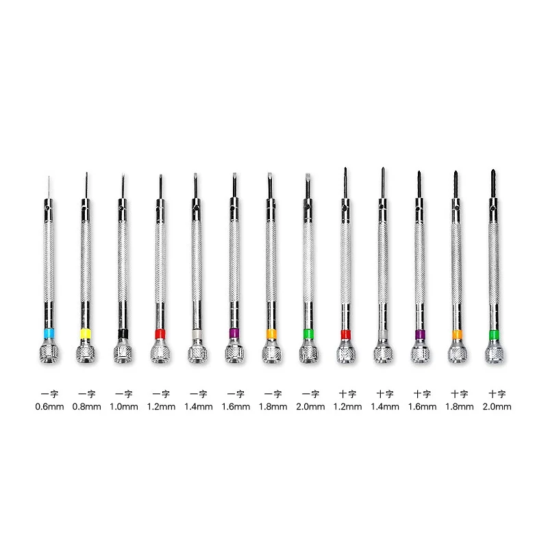 Set Di Cacciaviti Da Orologiaio Da 13 Pezzi, Cacciavite Di Precisione - Foto 4