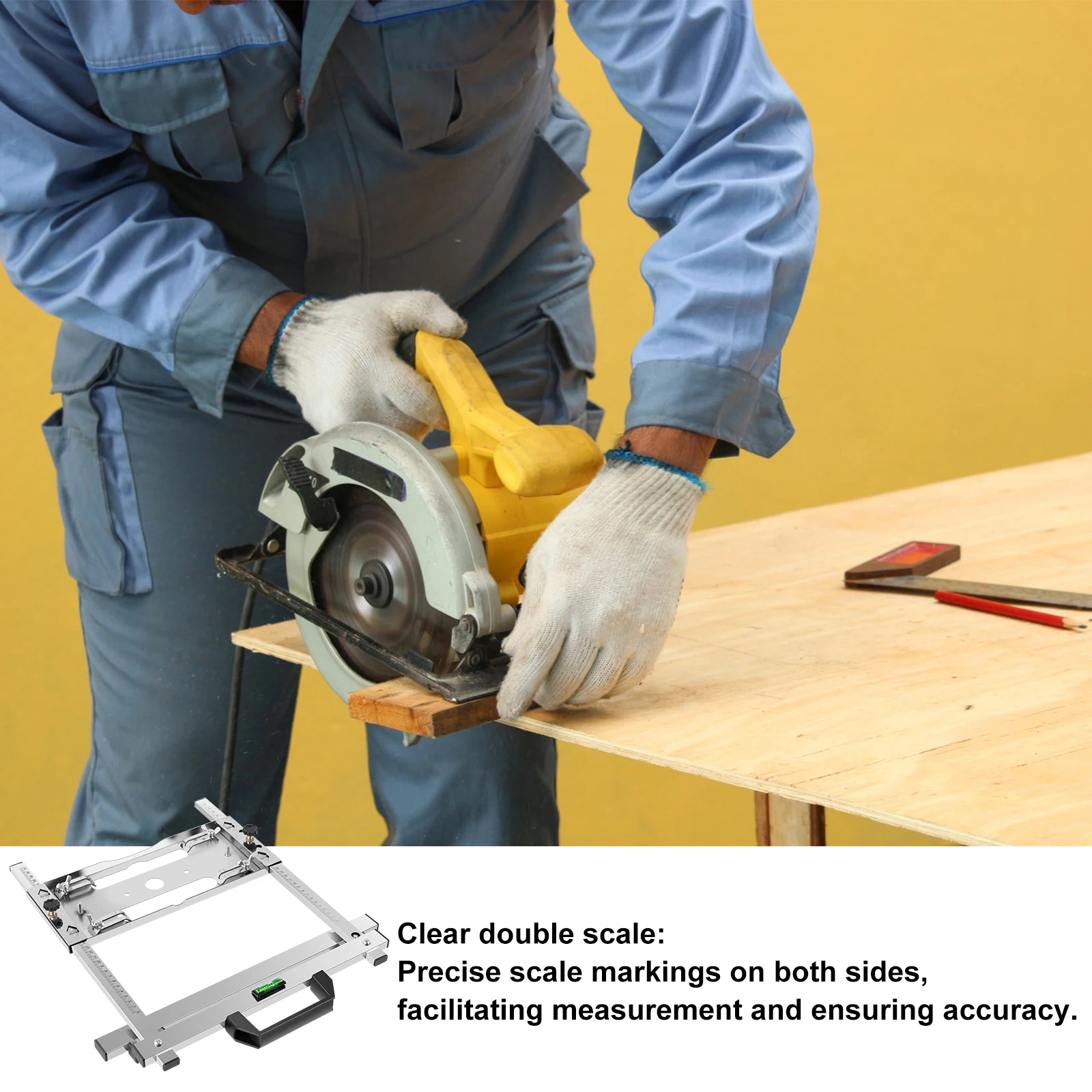 Cutting Machine Edge Guide Positioner Board Bottom Bracket Stainless Steel Multifunctional Woodworking Table Saw