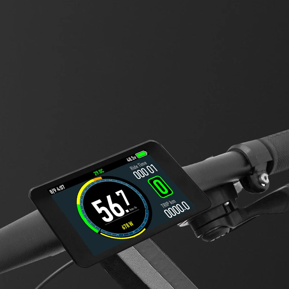 Bleiben Sie informiert während der Fahrt mit für 24 v7for 2v E-Bike T8 buntes LCD-Display für 2 5s kds bafang v5 für 2 kt Protokoll – Detail 8