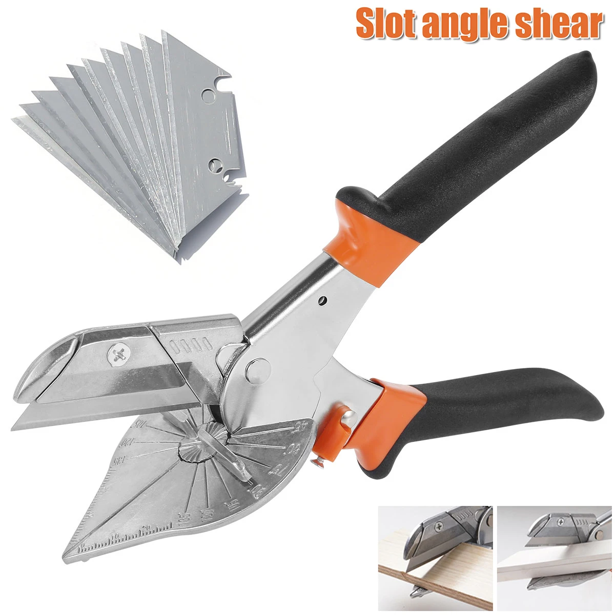 New Miter Shears Adjustable Angle Shears 45 to 135 Degree Miter Cutter  Multifunctional Cutting Scissors for Wood Plastic PVC - AliExpress