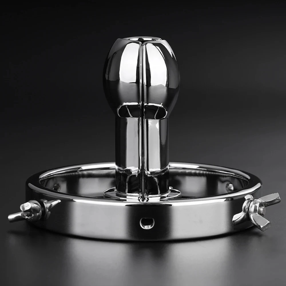 Anal Plug Dilator Vaginal Expander BDSM Anal Fisting Expander Plug Hollow Tunnel Butt Plug Spreader Anal Dilator Metal Adjustable Vaginal Expander Sets Adult