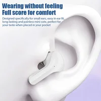 Écouteurs intra-auriculaires sans fil Bluetooth, véritables écouteurs binauraux, écouteurs de sport TWS, basses stéréo, écouteurs pour téléphone 3