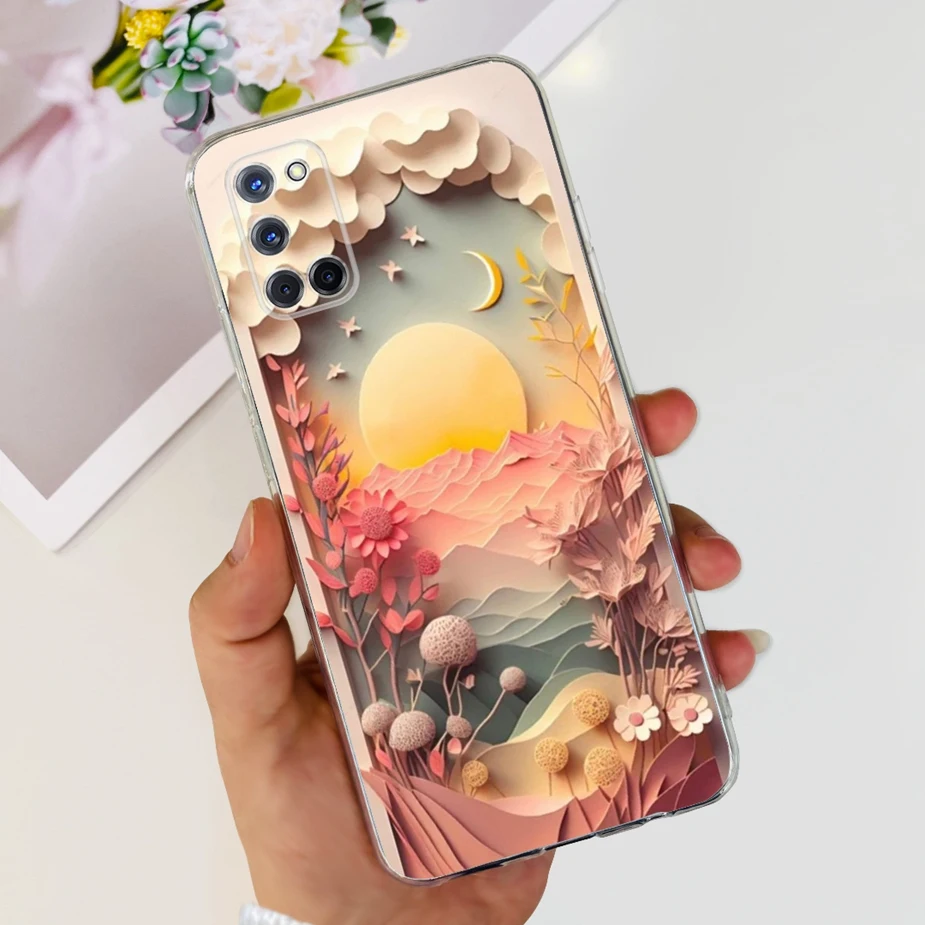 Cute Fashion Painted Clear Silicone Phone Case - Soft Protective Cover