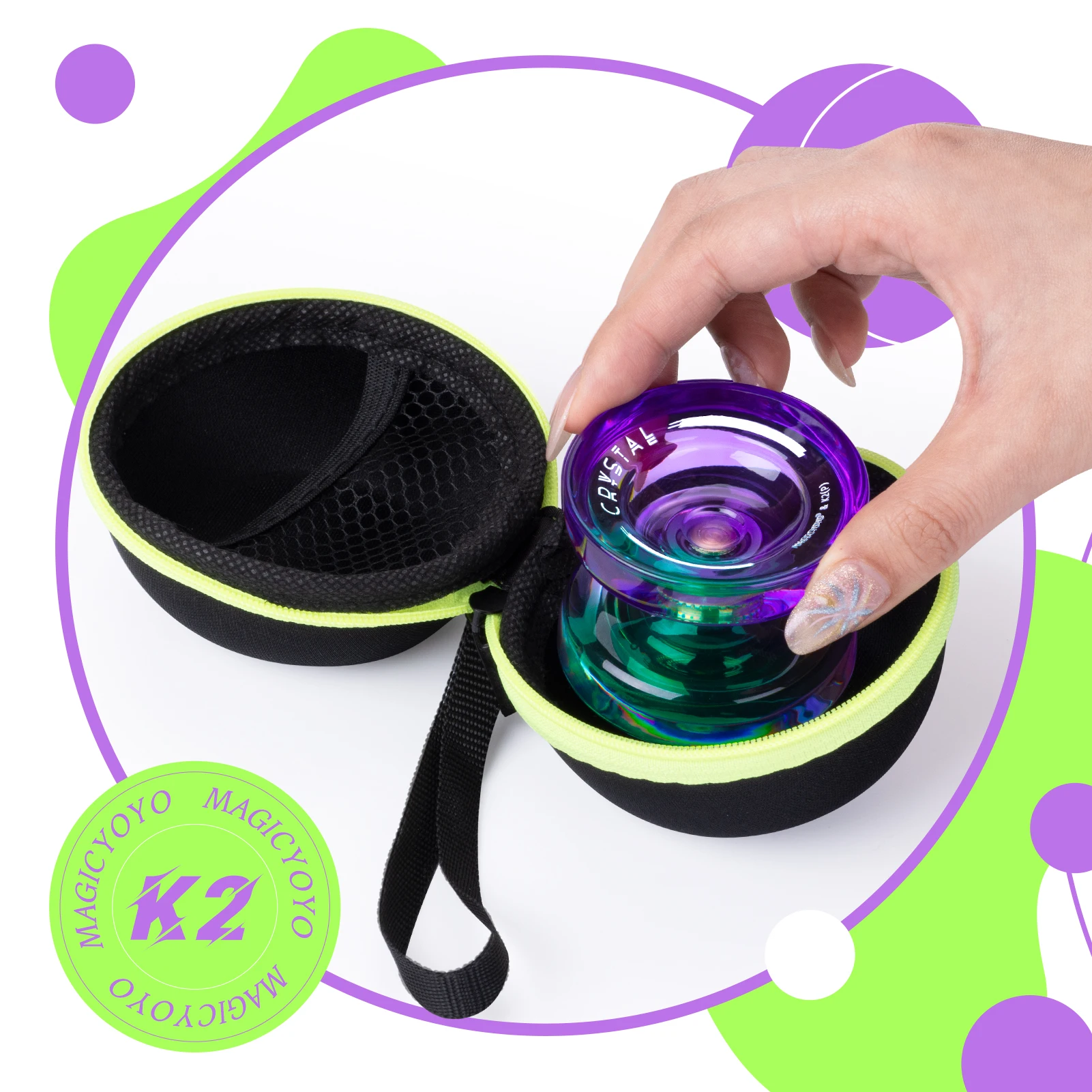 MAGICYOYO Responsive Yoyo K2 Dual Purpose yoyo for Beginners and Advanced Players yoyo ball