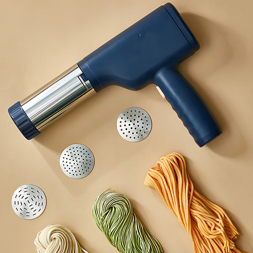 Noodle Maker Press Pasta Machine Stainless Steel Kitchen Pressing Spaghetti Crank Cutting Noodle Making Gun Kitchen Noddle Tools