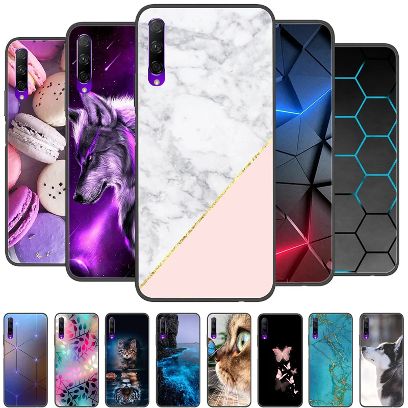 Чехол для телефона Huawei Y9S задняя крышка y9 S бампер чехол Мягкий противоударный