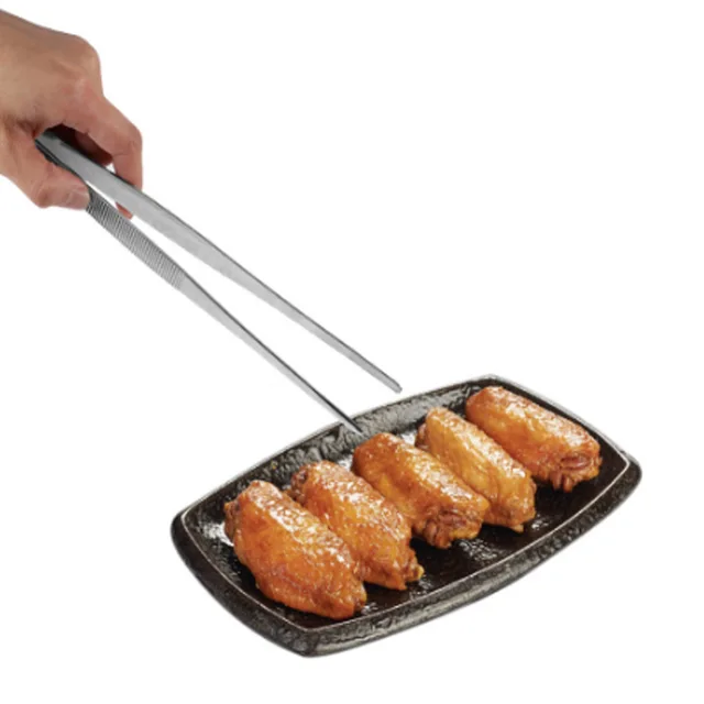 Barbecue Food Tongs Nem Csúszás Főző Klip Rozsdamentes Acél Churrasco Csipeszek Clip Svédasztalos Étterem Szerszámok Konyhai Kiegészítők - Image 2