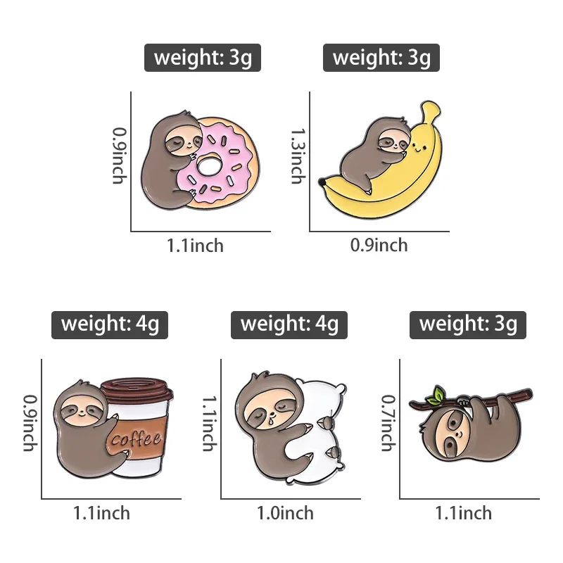 Cute Animal Series Brooch Enamel Pins Cartoon Kawaii Capybara Cat Animal Doctor Dog Brooches Backpack Lapel Badge Jewelry Gift
