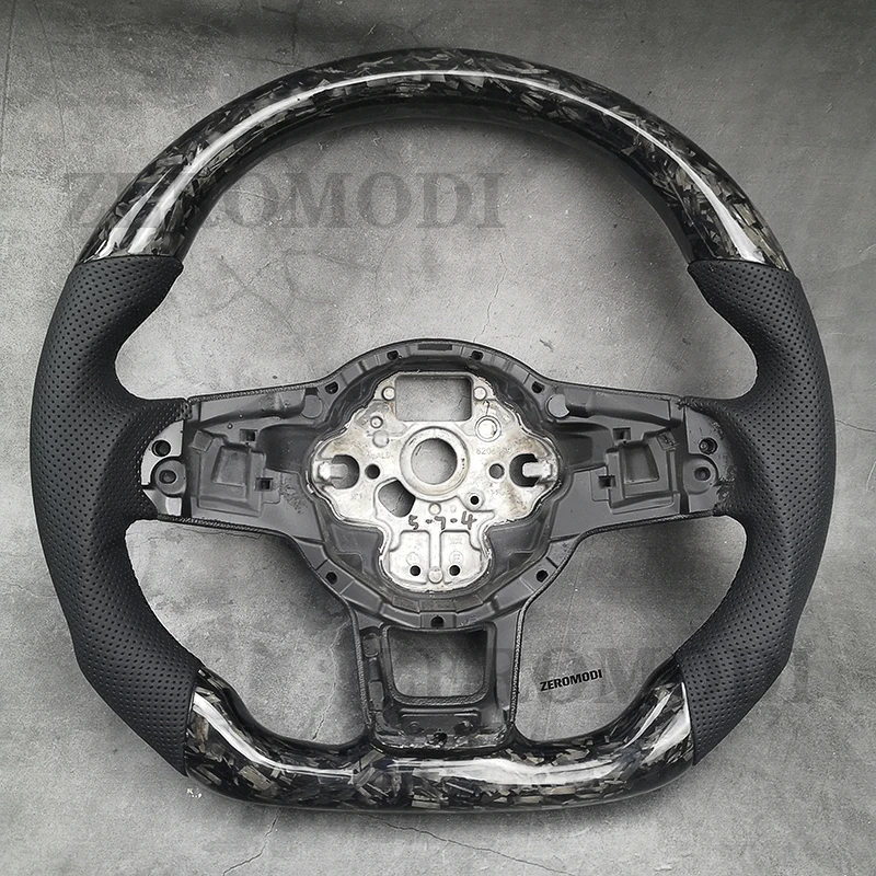 

Forge Steering Wheel Suede For Volkswagen VW Golf 7 GTI Golf R MK7 VW Polo GTI Scirocco 2015 2016